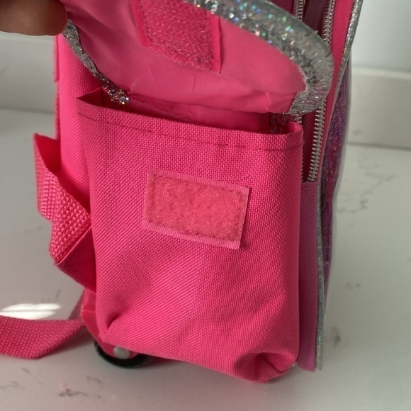 Minnie Mouse toddler rolling backpack suitcase and Minnie Mouse stuffed animal - Picture 11 of 17